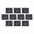 Ergodyne Squids 3701 Mini Adhesive Mount Replacements, 2 lb Max Safe Working Capacity, 0.9 Long, Black, 10PK 19702